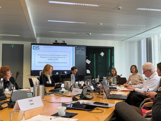Chair of the Criminal Cases Division of the Supreme Court of Lithuania Participates in European Judges Network Meeting: Results of Lithuanian Court Evaluation Presented